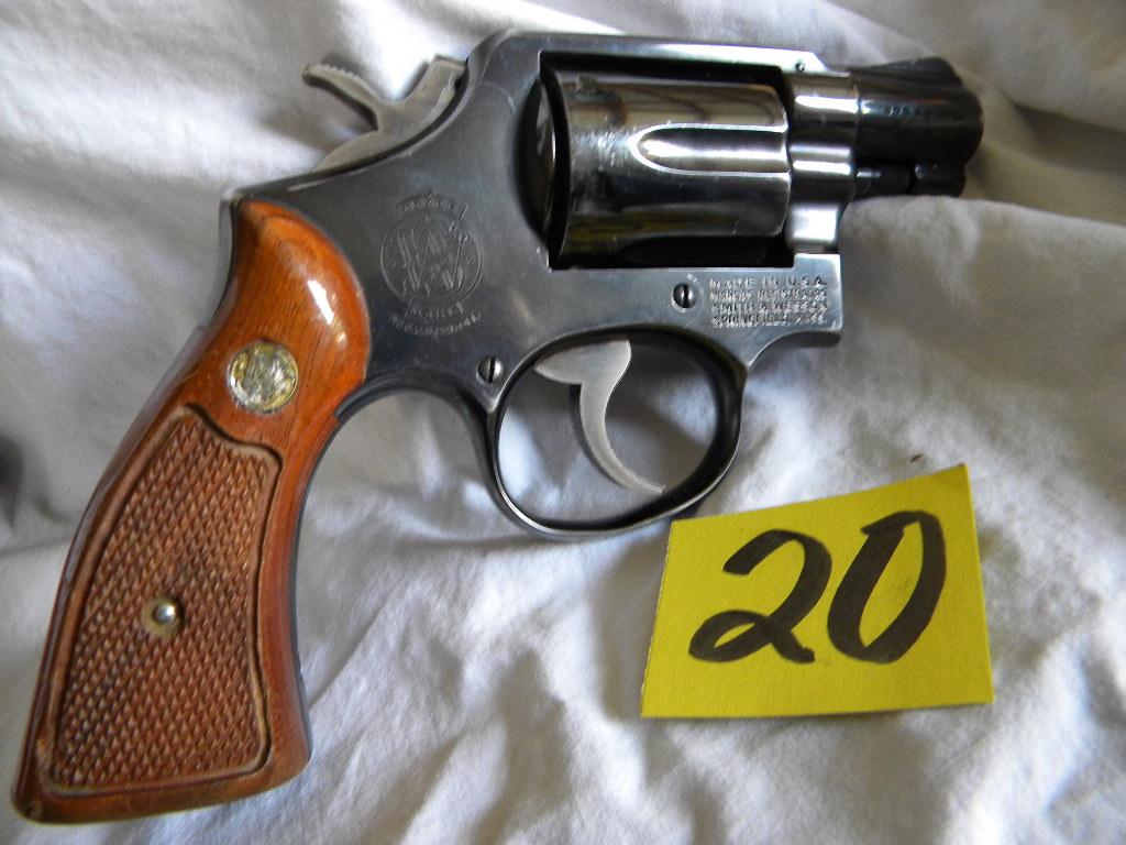 Smith And Wesson 38 Special, 6 Shot, W Holster. Note: Registration And Com