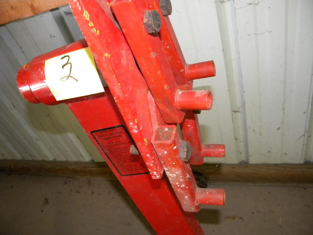 Engine Stand; Metal Wheel Dolly.