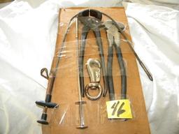 Fencing Tool; Hoof Trimmer; Grip Cable Parts Retriever,