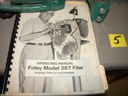 Foley Saw Blade Filer, Model 387