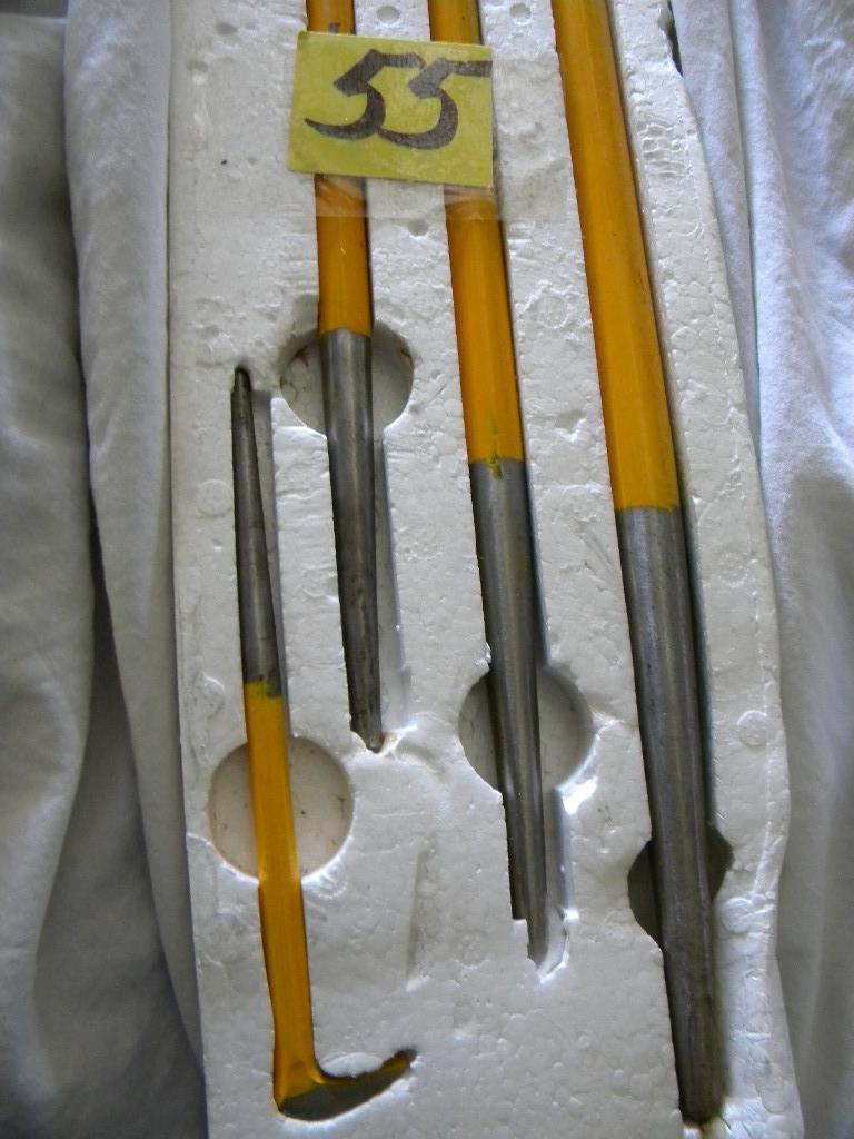 Prybar Set, 4 Pieces. (like New)