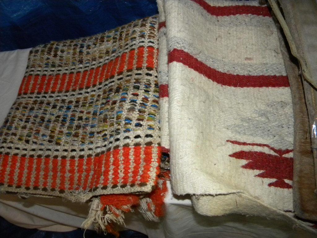 Pair Of Horse Blankets, (1 New/1 Used); Pair Of 34" Cinch.