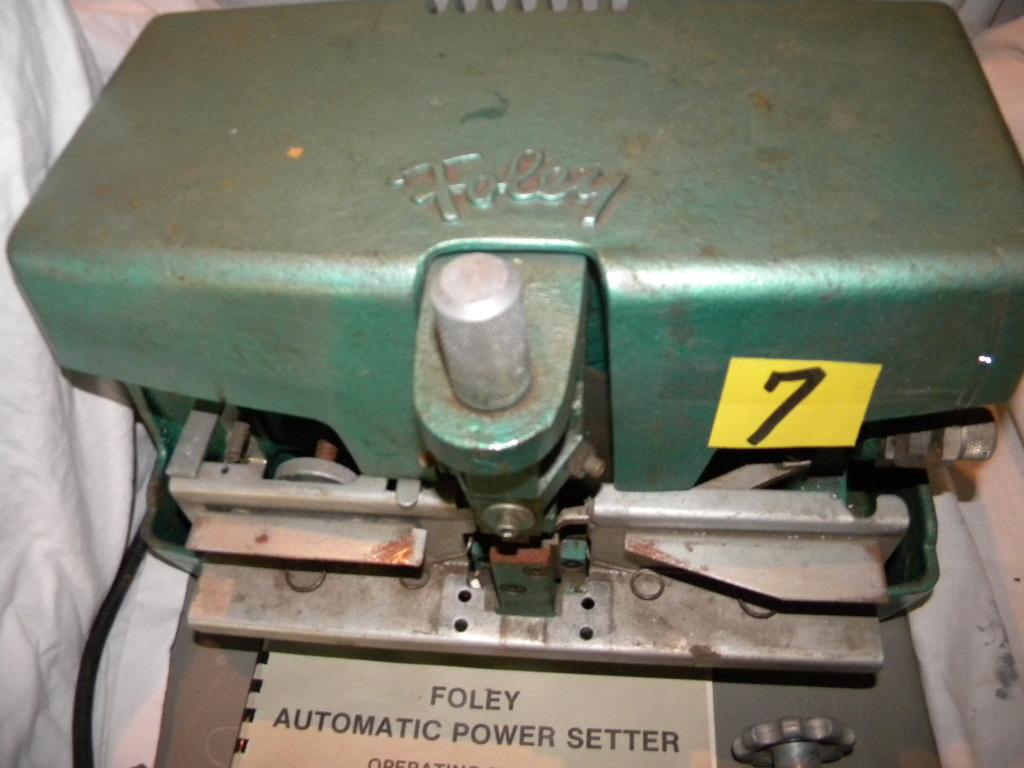 Foley Automatic Hand Saw Tooth Setting