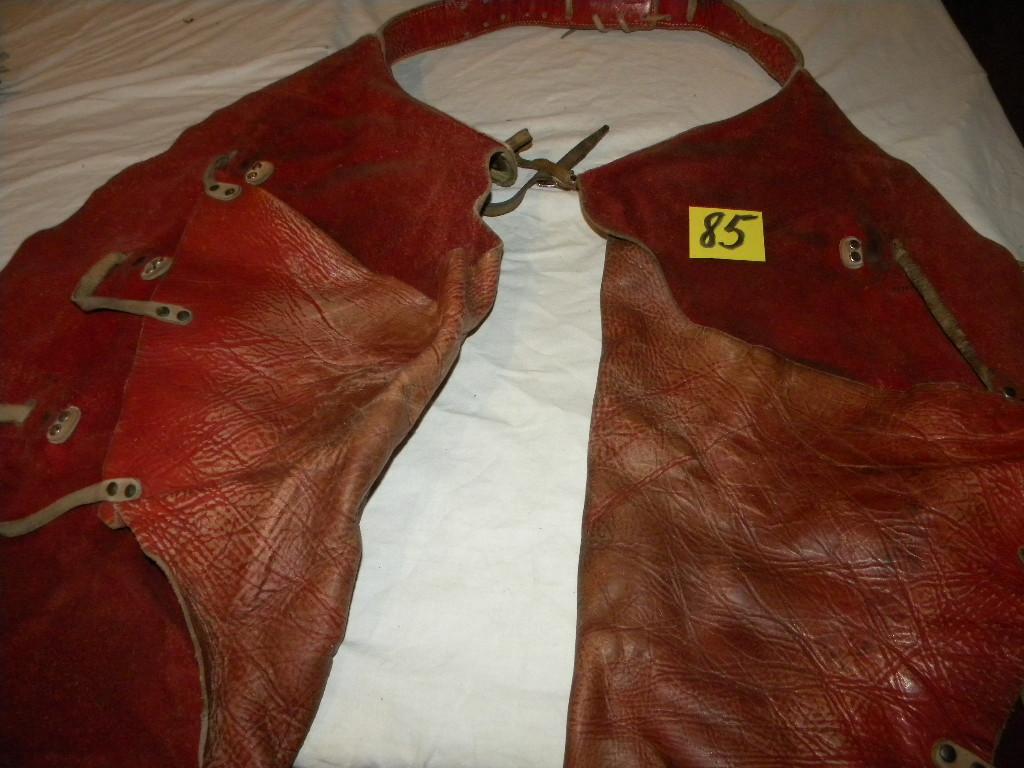 Red Leather Chaps.