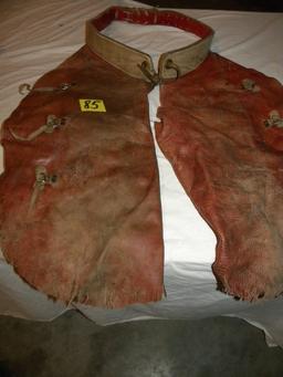 Red Leather Chaps.