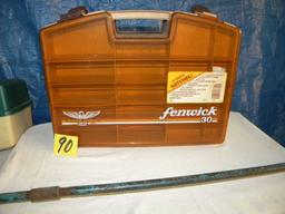 Pair Of Tackle Boxes (empty); St Croix Spinning Reel; Ice Auger.