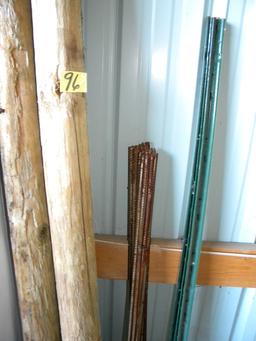 Electric, 48" (25); Posts; Pair Of 85" Wood Posts; 4 Steel 50" Steel Garden