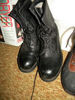 Boots, Laced Boot; Boot Dryer.