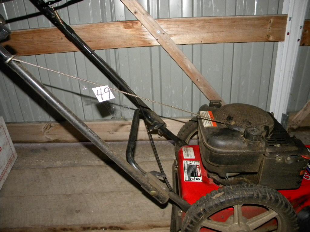 Troy Built 22" String Trimmer, 6 Hp Briggs And Stratton.