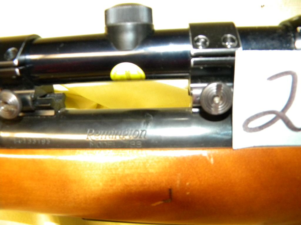 Remington, 308 Win, Model 788, Scope, Case, Wood Stock; Armsport 3x Scope,