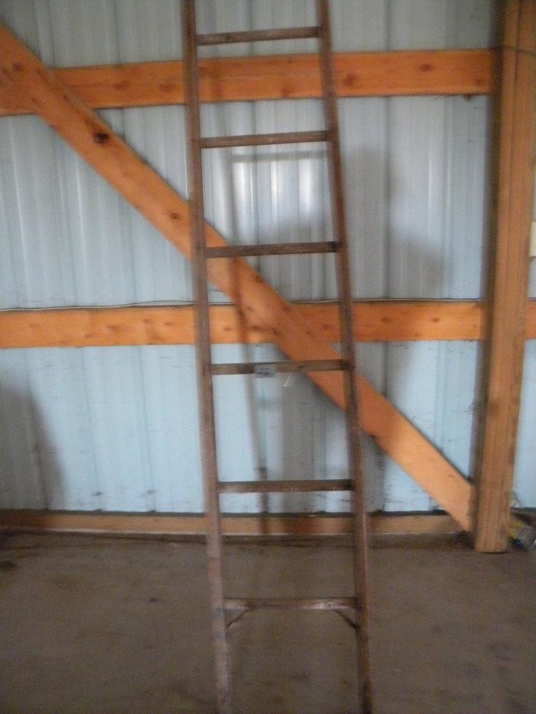 Wooden ladder