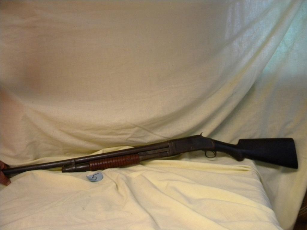 Winchester, 12 Ga. Shot Gun, Model 1897, Pump, Sn 52375, Wood Stock, W/case