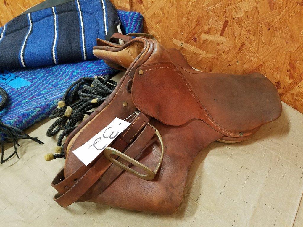 15" Brown Exercise Saddle W/ Pad,