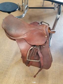 15" Brown Exercise Saddle W/ Pad,