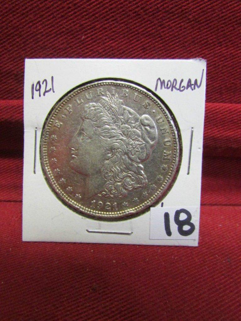 1921 Morgan Silver Dollar