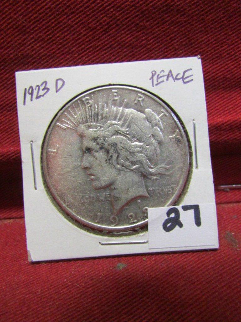 1923 Peace Silver Dollar