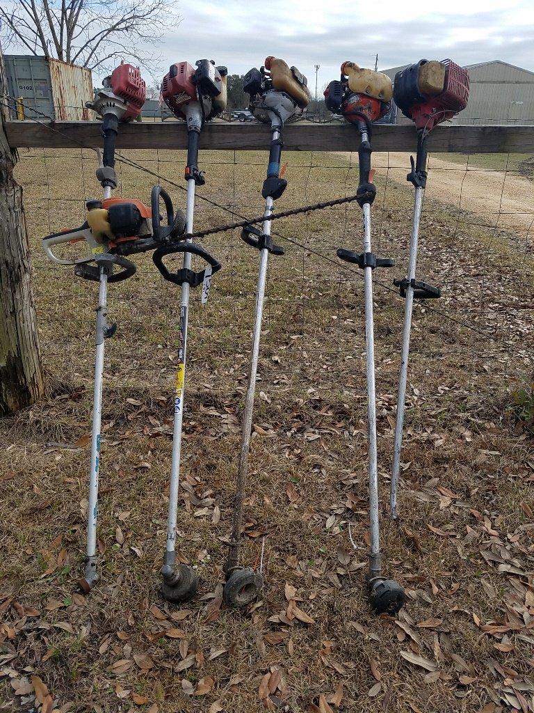 (5) Assorted Weedeaters & STIHL Edger