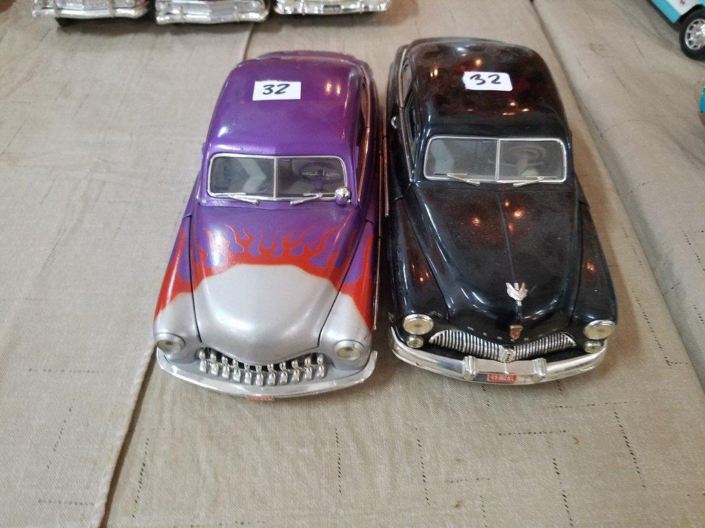 (2)1949 Mercury Coupe Model Cars