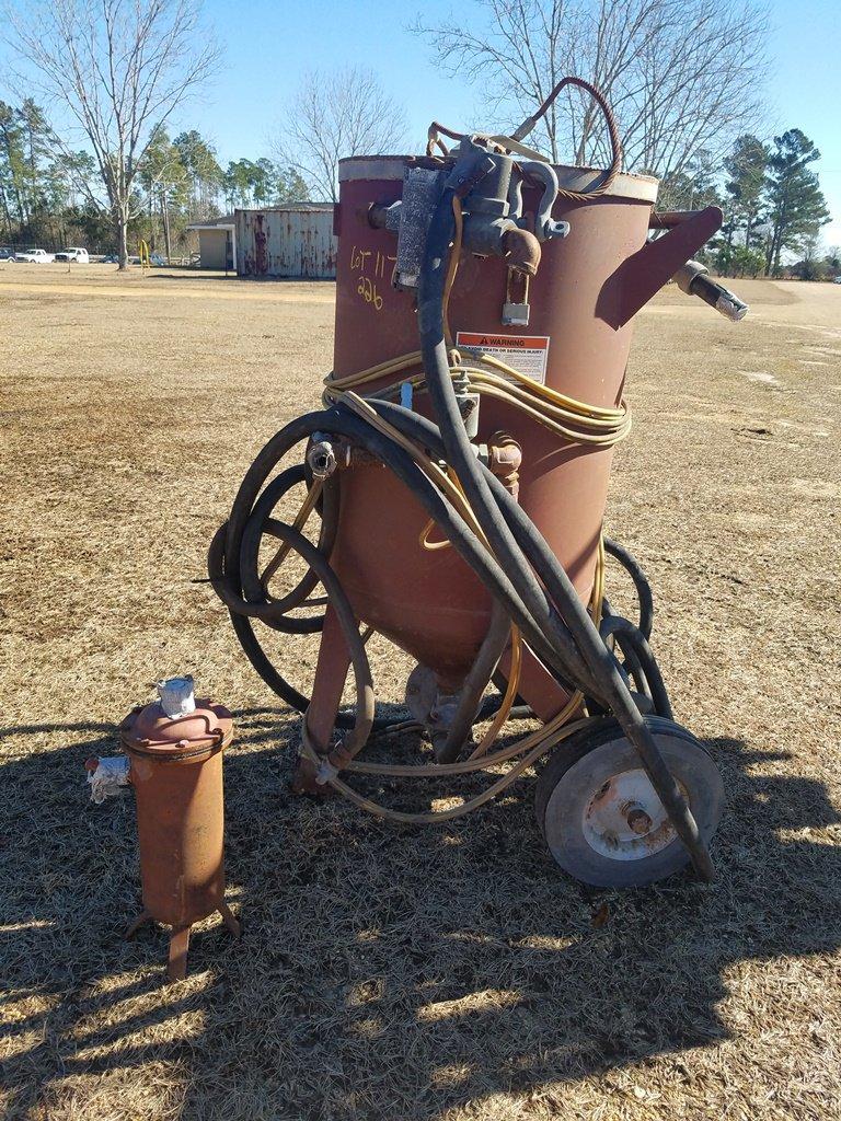 Sand Blaster On Wheels WORKS