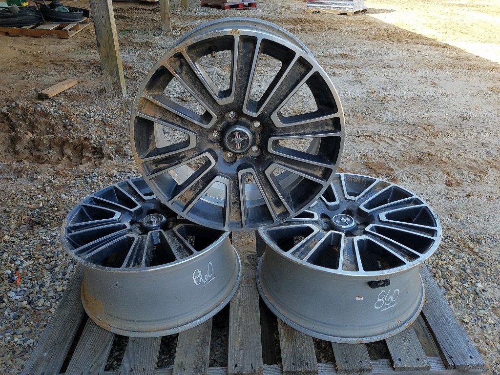 (3) 2010 Mustang 19" Rims W/ 5 Lugs