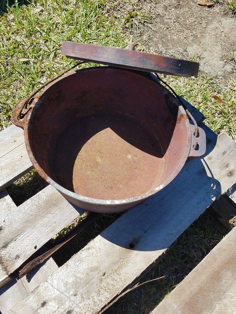 Coleman Cast Iron Pot W/ Lid