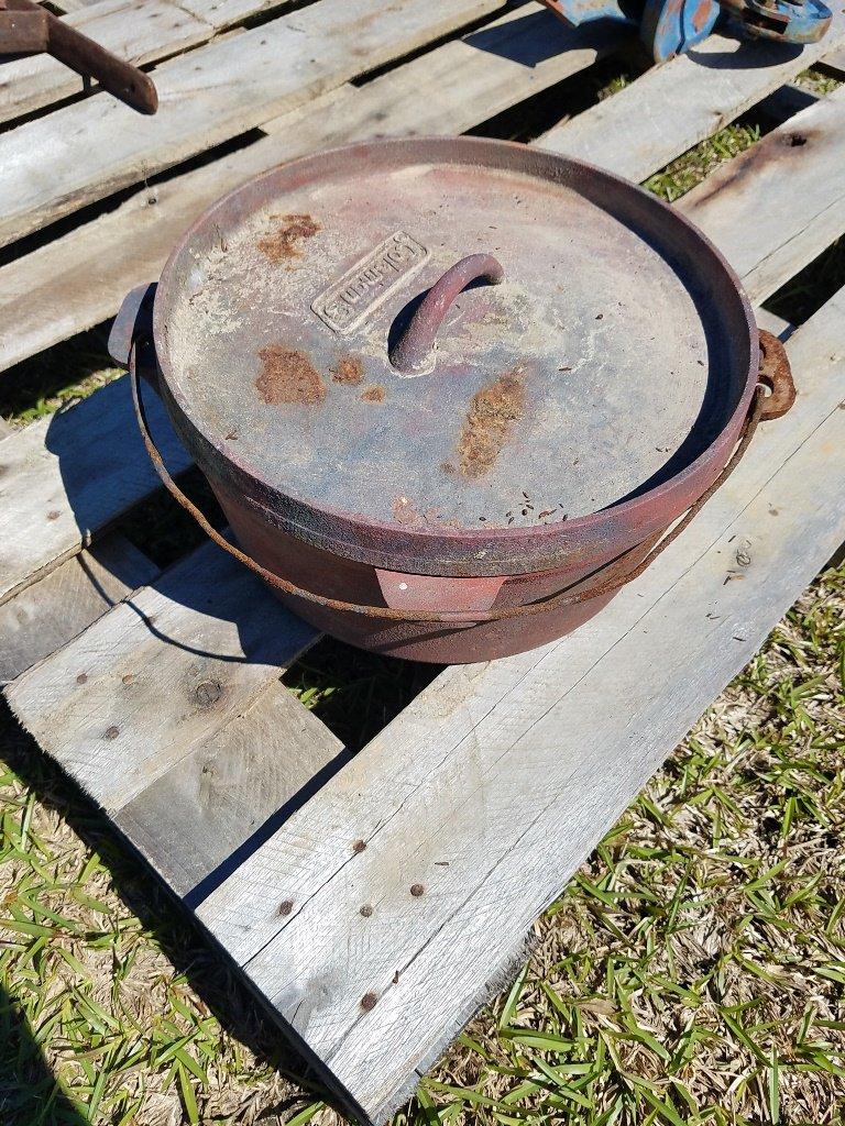 Coleman Cast Iron Pot W/ Lid