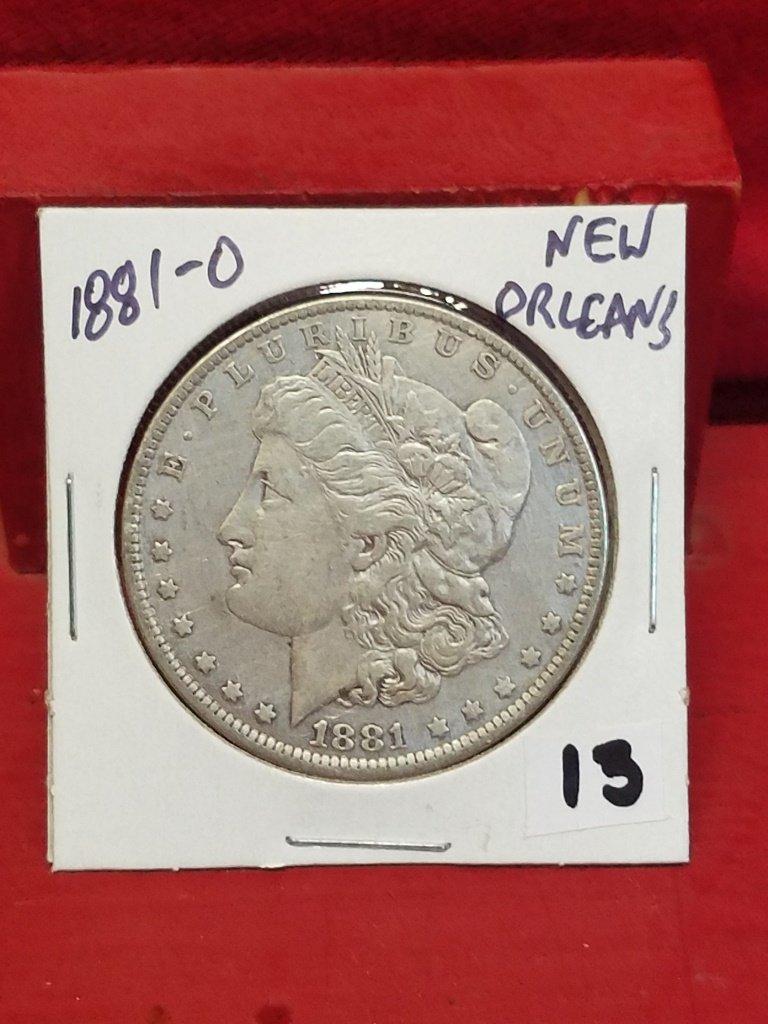 1881-O Morgan Silver Dollar