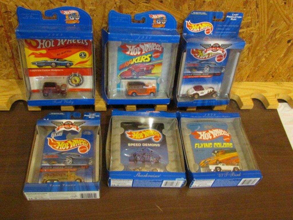 (6) Hot Wheels Assorted Cars