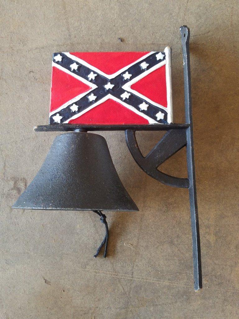Rebel Flag Small Hanging Bell