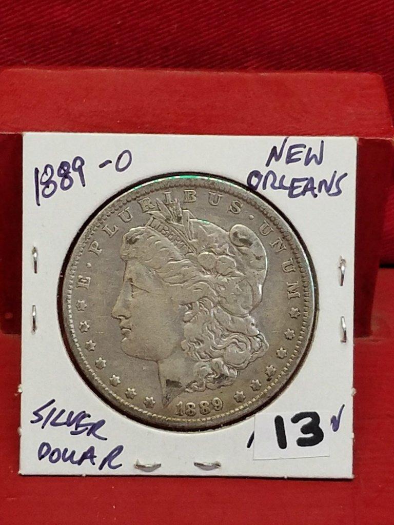 1889-O Morgan Silver Dollar