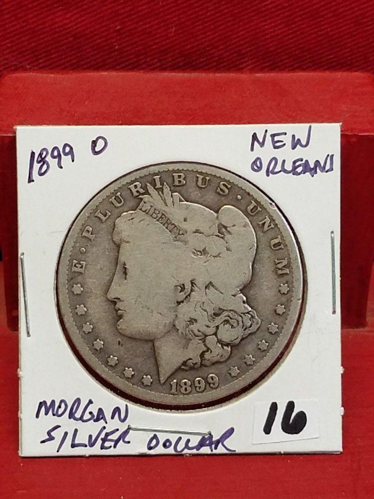 1899-O Morgan Silver Dollar