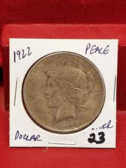 1922-D Silver Peace Dollar