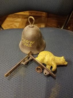 Cast Iron Bear Bell