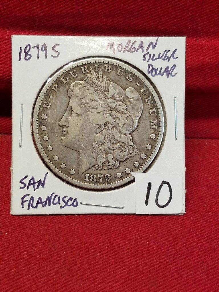 1879-S Morgan Silver Dollar