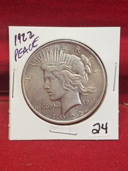 1922 Peace Silver Dollar