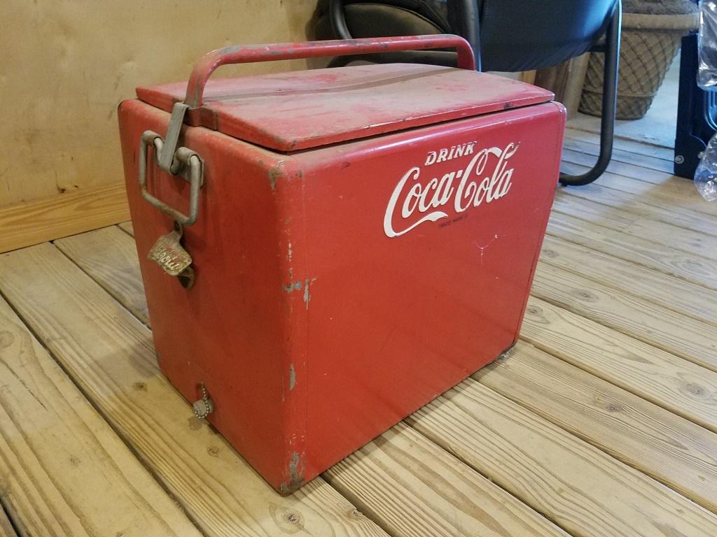 Antique Coca Cola Cooler