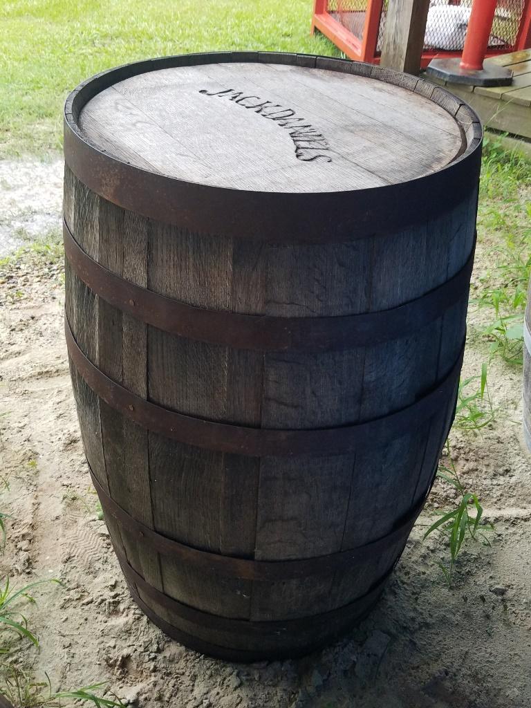 55gal Wooden Jack Daniels Barrel