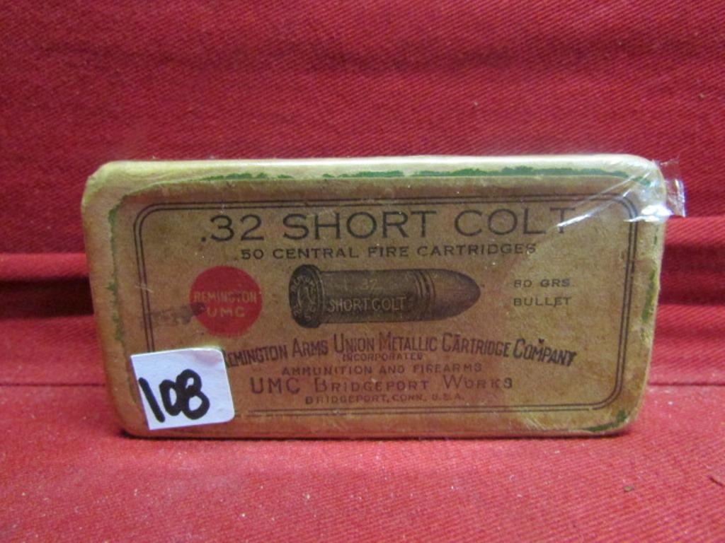 (50) Remington .32 Short Colt Cartridges