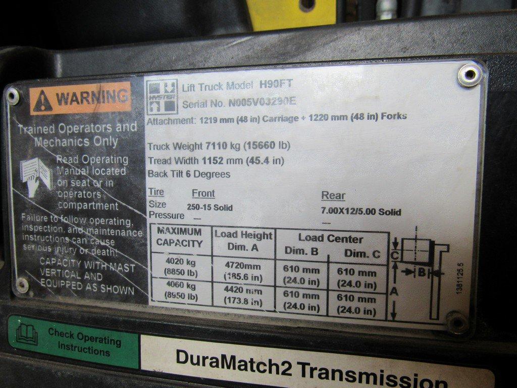 Hyster ForkLift H90FT Cummins Diesel