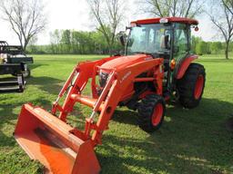 Kubota L6060 4X4 C/A Tractor w/LA1055 loader