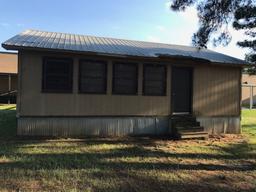 Portable Building - beside parking lot