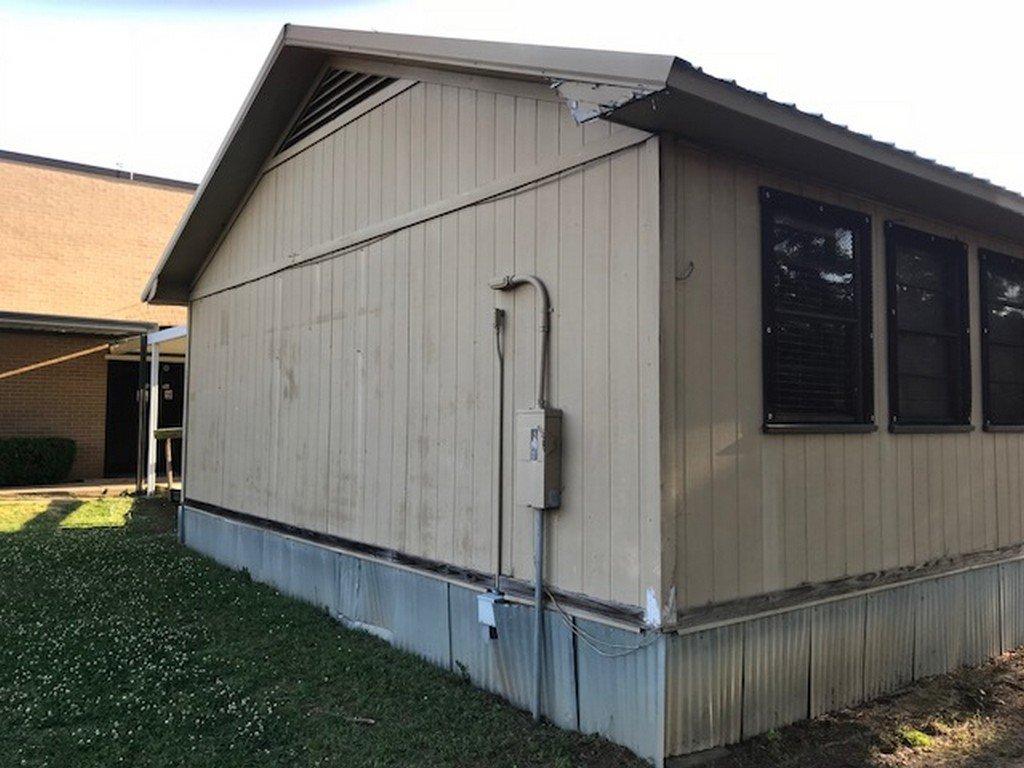 Portable Building - beside parking lot