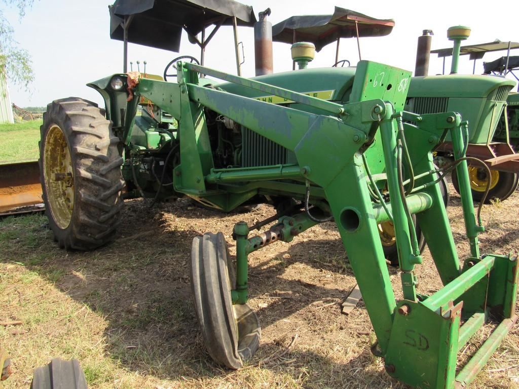 John Deere 3020 diesel tractor w/loader & bucket