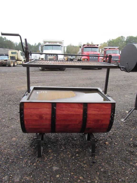 BBQ coffin barrel