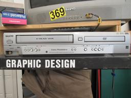 SANYO TV & VCR/DVD PLAYER