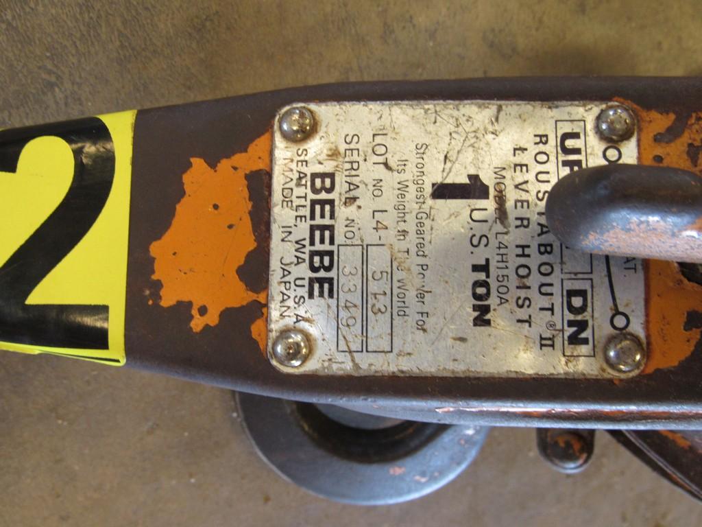 Beebe 1 Ton Lever Hoist