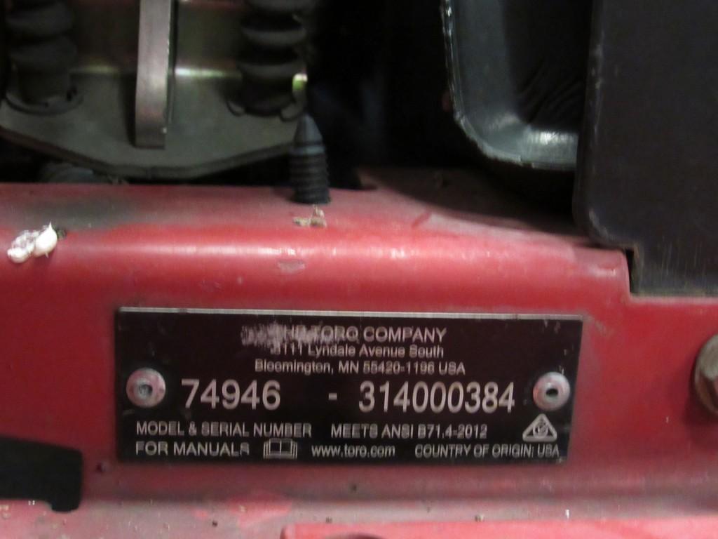 2014 Toro Z Master Zero Turn Mower