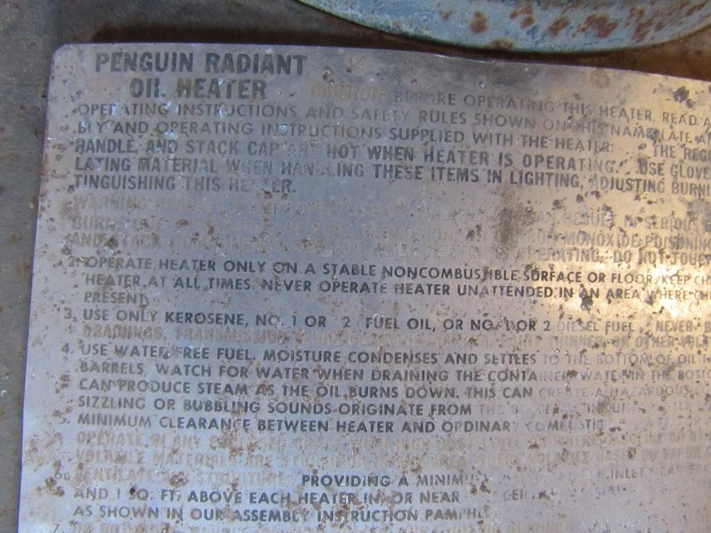 Penguin radiant oil heater