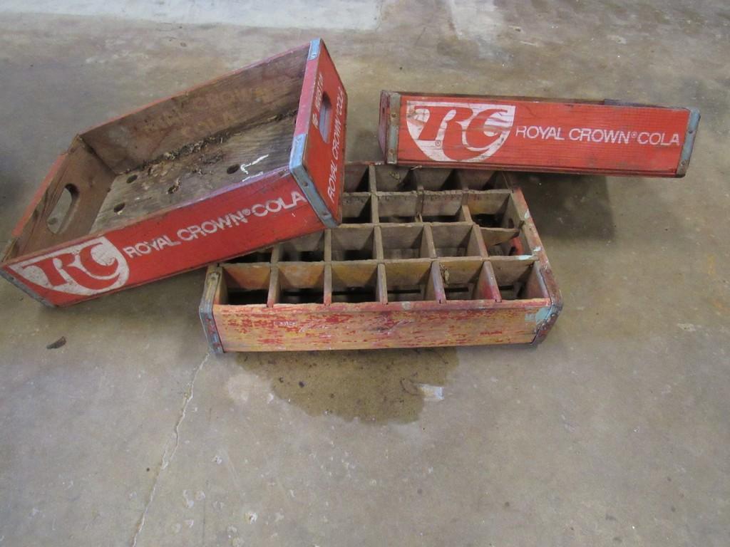 3 Soda crates