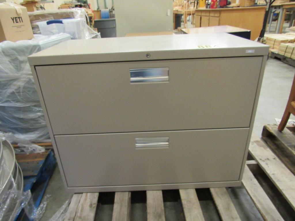 2 Drawer Lateral filing cabinet